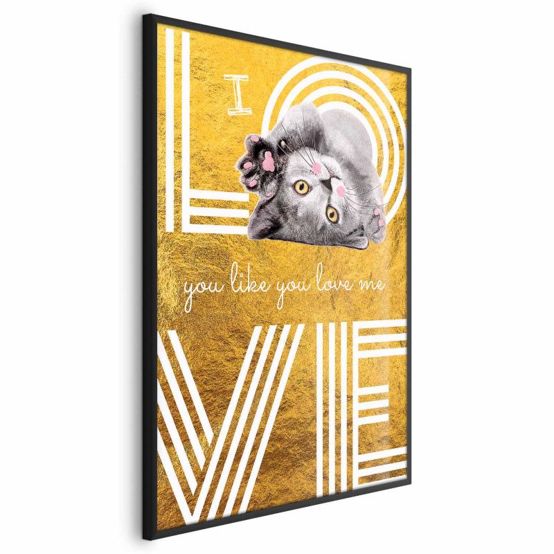 Plakat Artgeist Miłość 40x60 cm z ramą czarną 1 szt