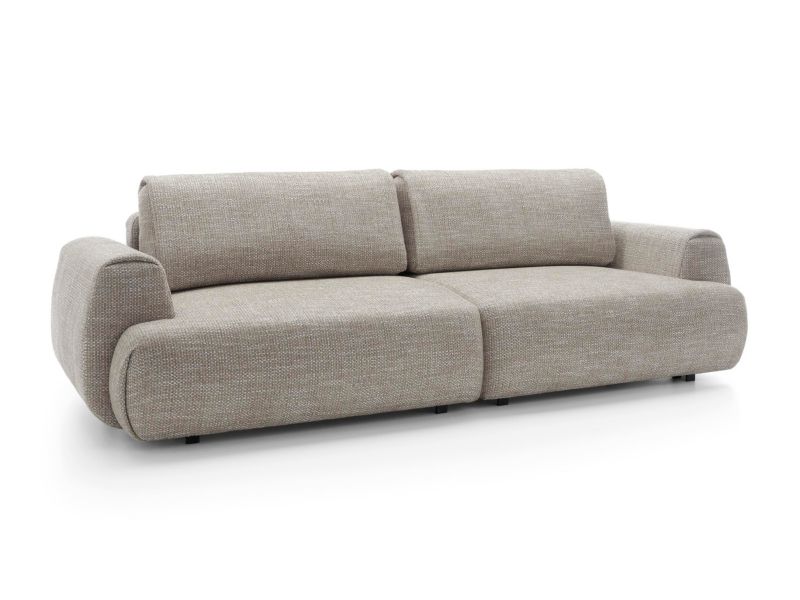 Sofa Bettso Morena z poduszkami i pojemnikiem na pościel szary 1szt.