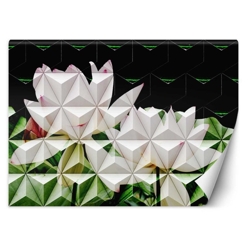 Fototapeta Feeby Kwiat lotosu geometryczny 150x105 1 szt