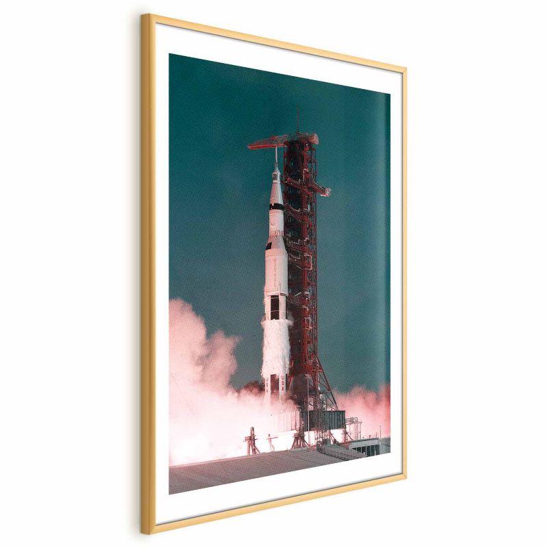Plakat Artgeist Wielki start 40x60 cm z ramą złotą 1 szt