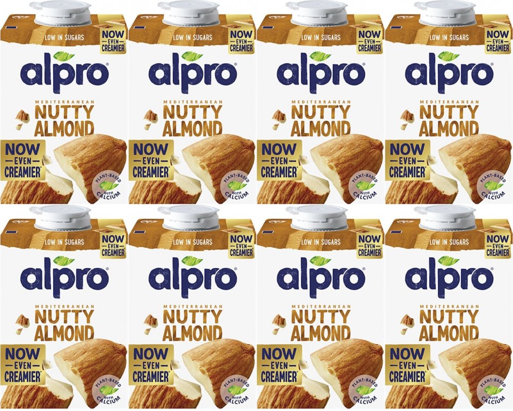 8x Napój migdałowy Alpro Nutty Almond, 500ml