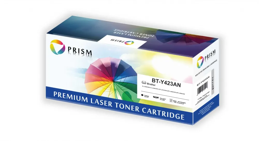 Toner Prism ZBL-TN423YNP (TN-423Y), 4000 stron, yellow (żółty)