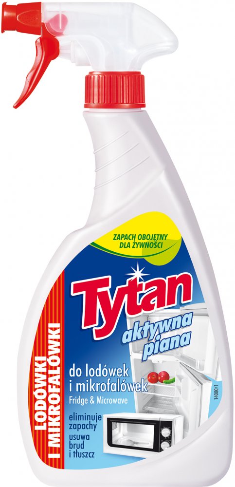 Płyn do czyszczenia lodówek i mikrofalówek Tytan, z rozpylaczem, 500ml