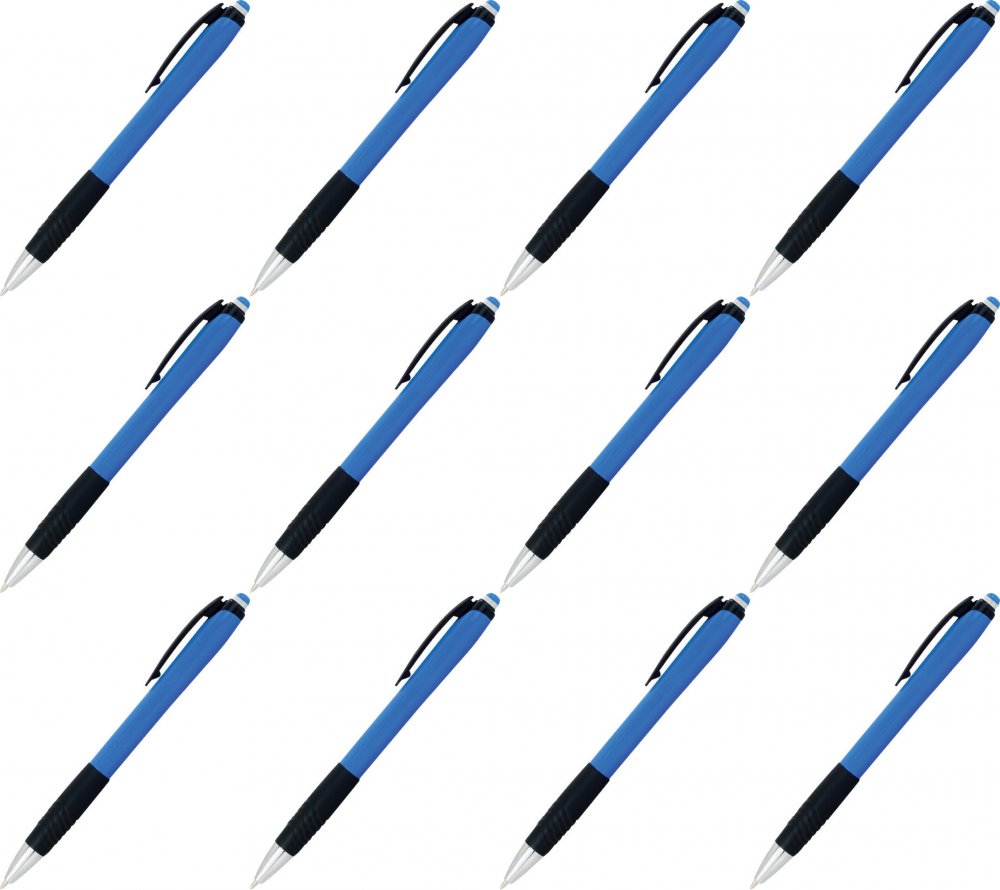 12x Długopis automatyczny Grand GR-557, 0.7mm, niebieski