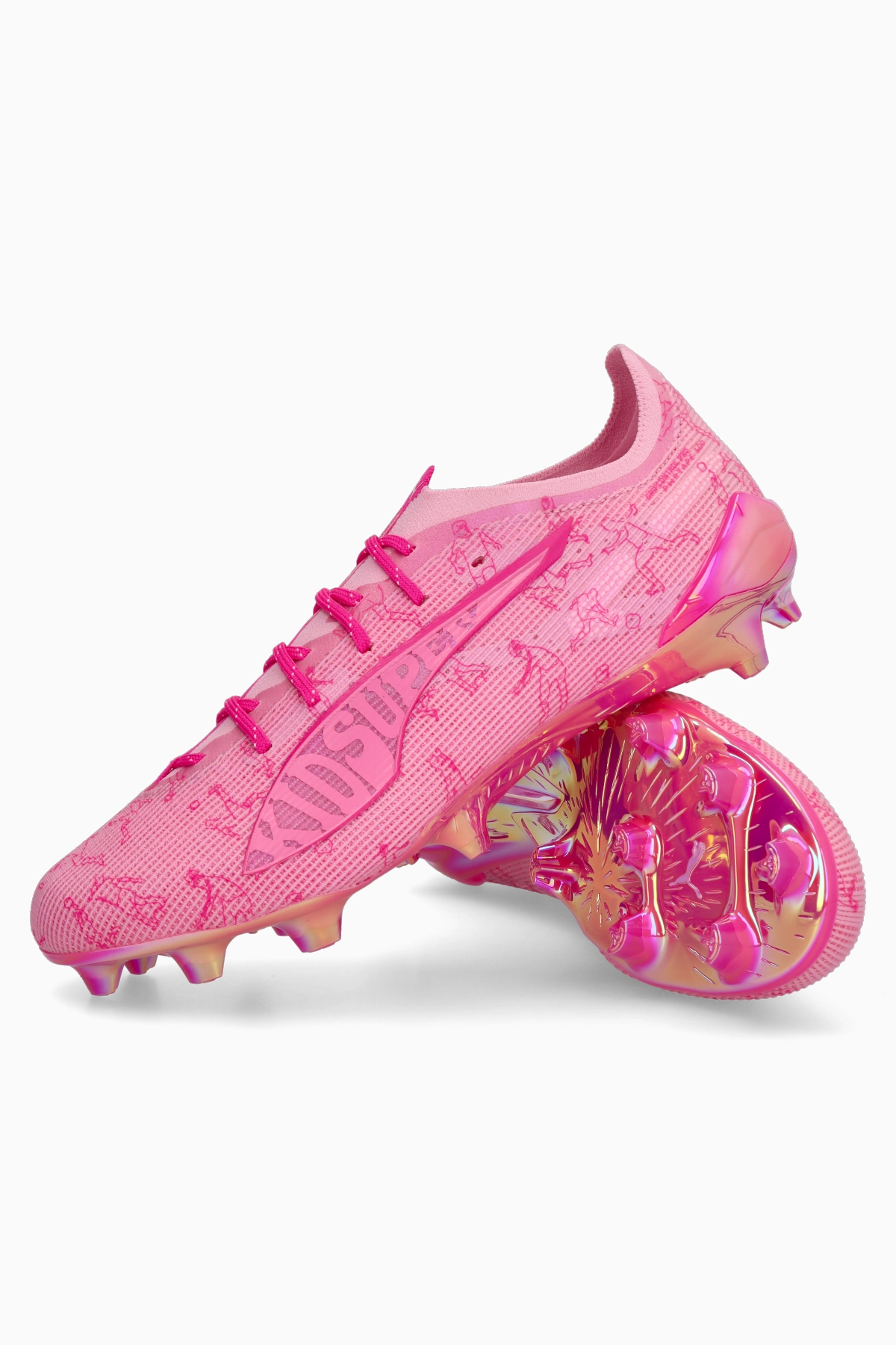 Korki Puma x KidSuper Ultra 5 Ultimate FG - Różowy