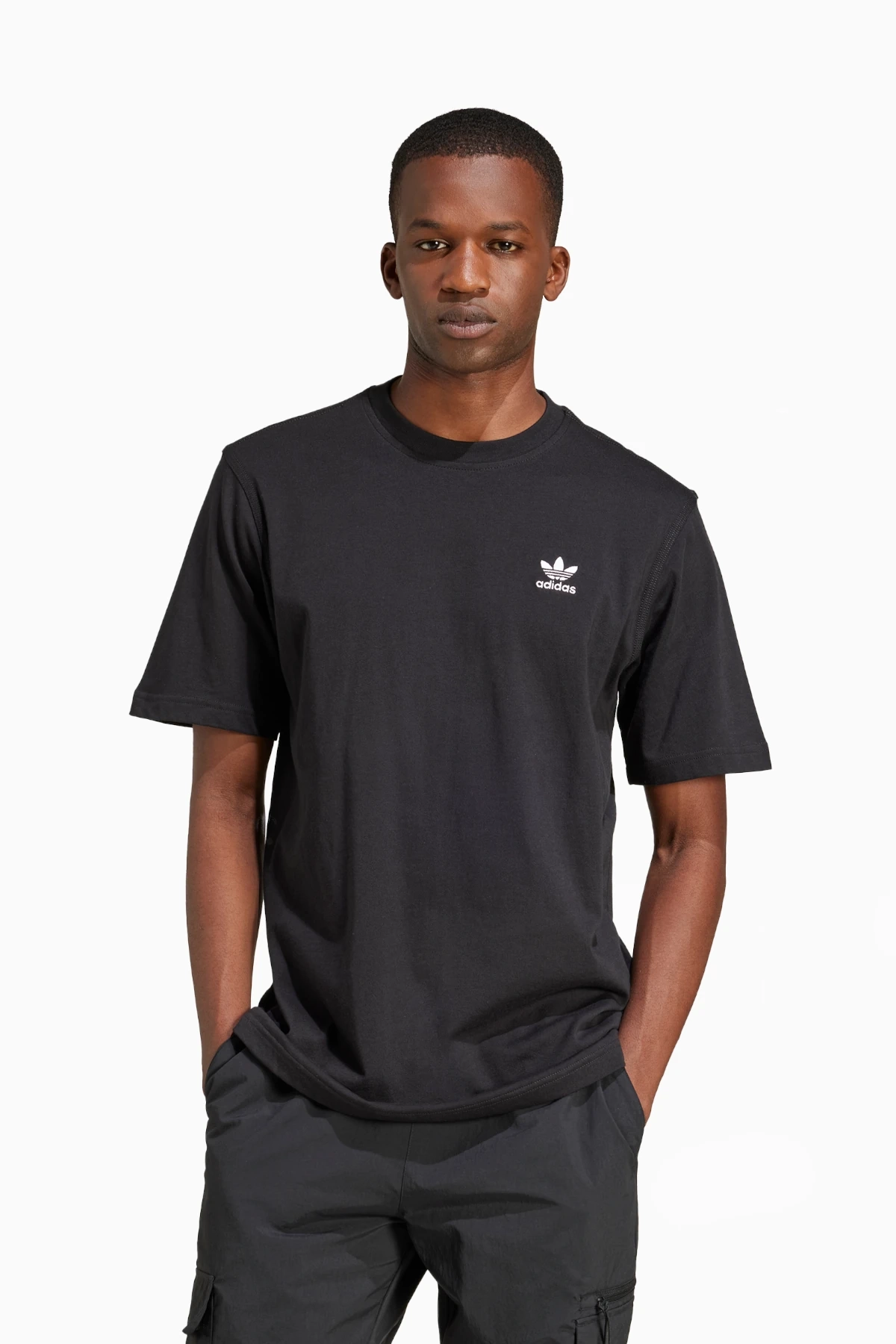 Koszulka adidas Trefoil Essentials - Czarny