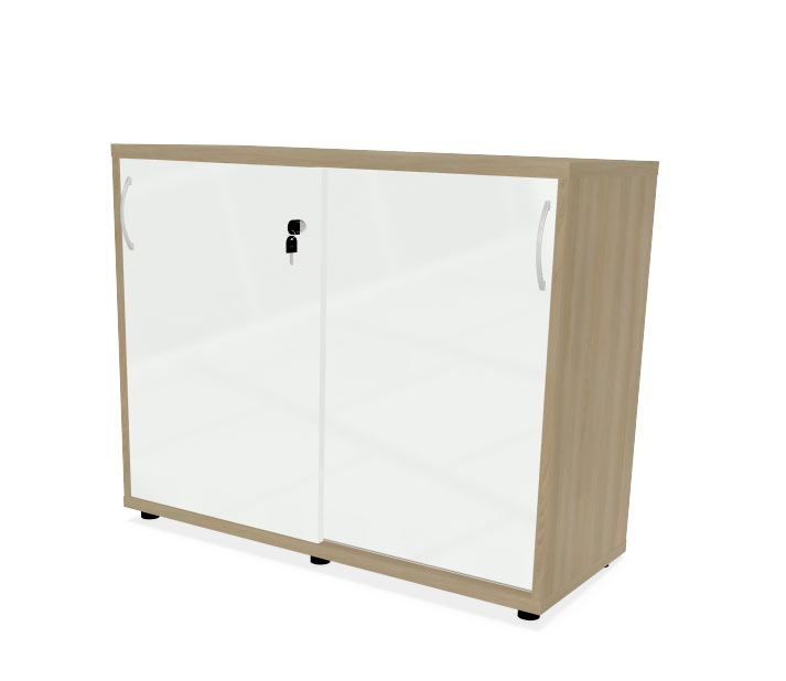 HEBE TS112 szafka z drzwiami przesuwnymi 100,2x40x79,2h (Kolor korpusu: Buk Fiord Jasny)