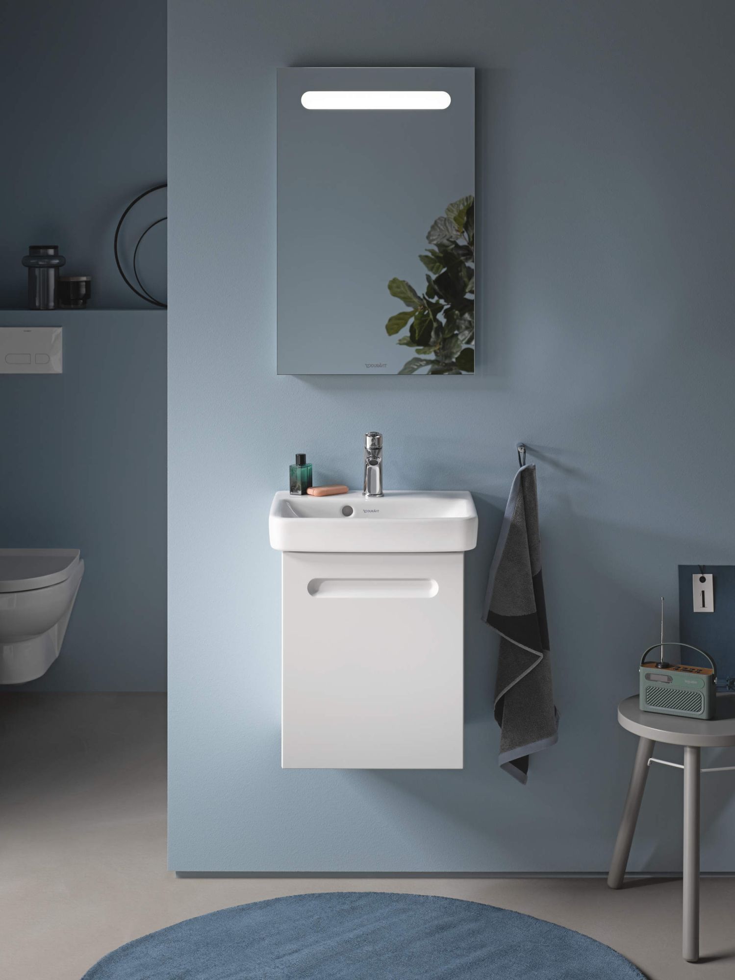 Duravit No.1 szafka 39 cm podumywalkowa wisząca prawa biały mat N14266R18180000 - Wysyłka w 24h