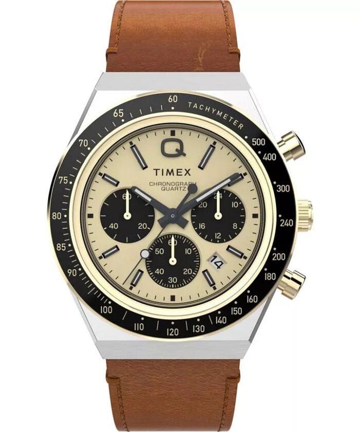 Zegarek męski Timex Q Timex 40mm Chronograph TW2W64400