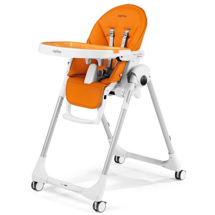 Peg Perego Prima Pappa Follow Me - krzesełko do karmienia-Arancia