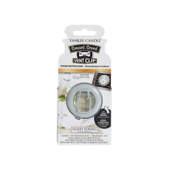 Zapach samochodowy Yankee Candle Car Vent Clip - Fluffy Towels