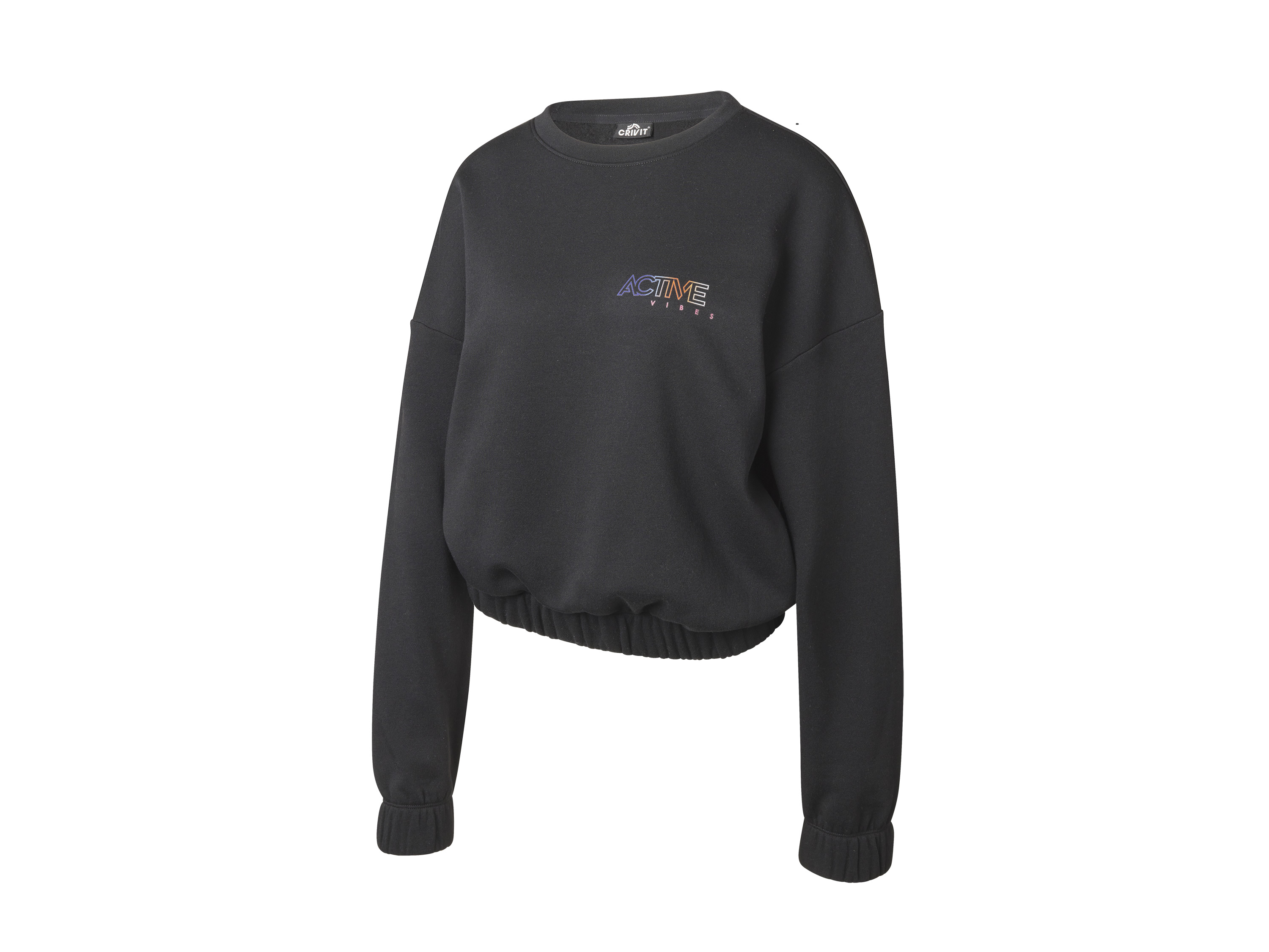 Crivit Bluza dresowa damska Czarny, M40/42