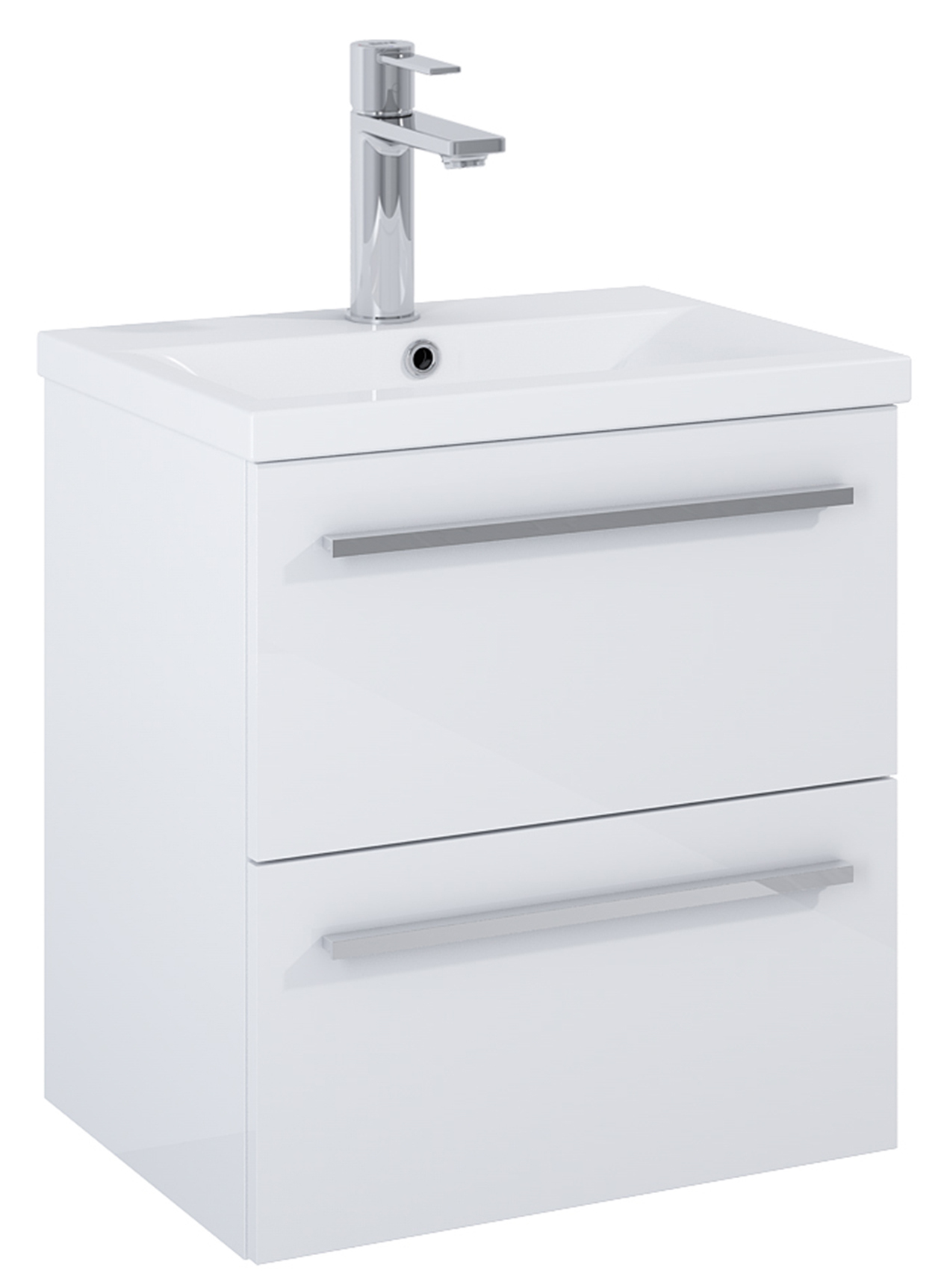 Darmowa Dostawa - Umywalka z szafką 51 cm białą Roca Kwadro A852449806
