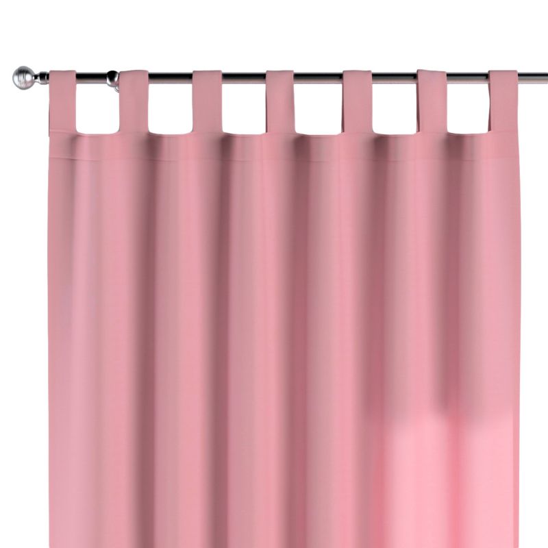 Zasłona na szelkach 1 szt. 130 x 260 cm Dekoria brudny róż 1 szt.