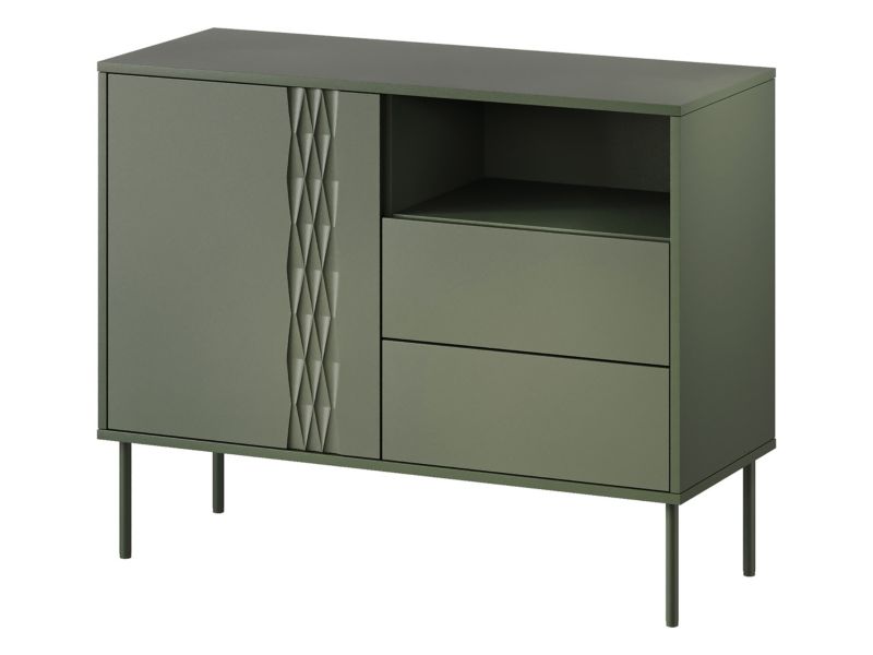 Komoda MIRJAN 24 Tresse 1D2S zielony 1 szt.