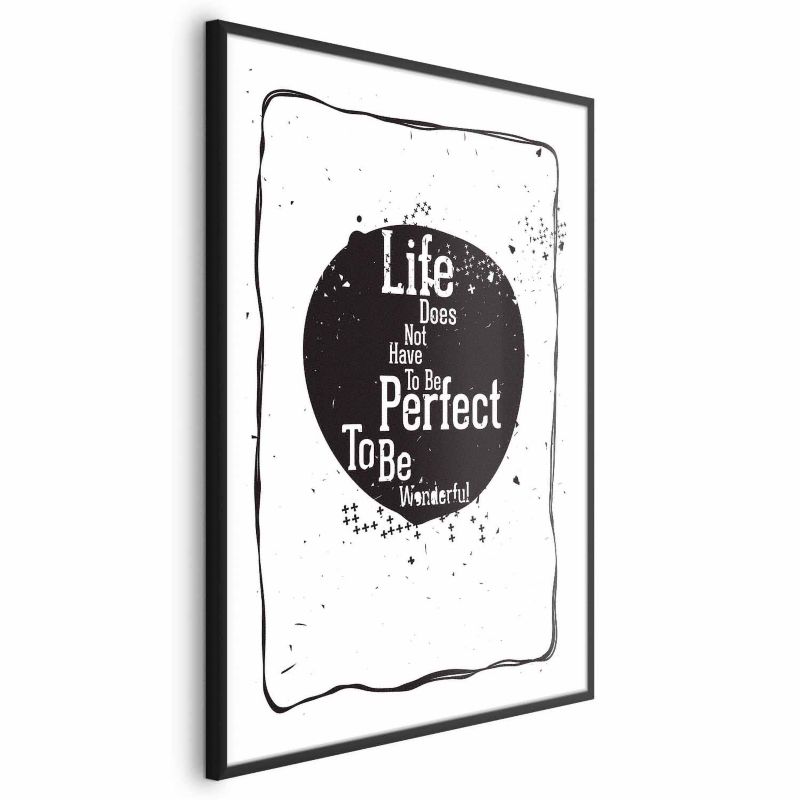 Plakat Artgeist Life 21x30 cm z ramą czarną 1 szt