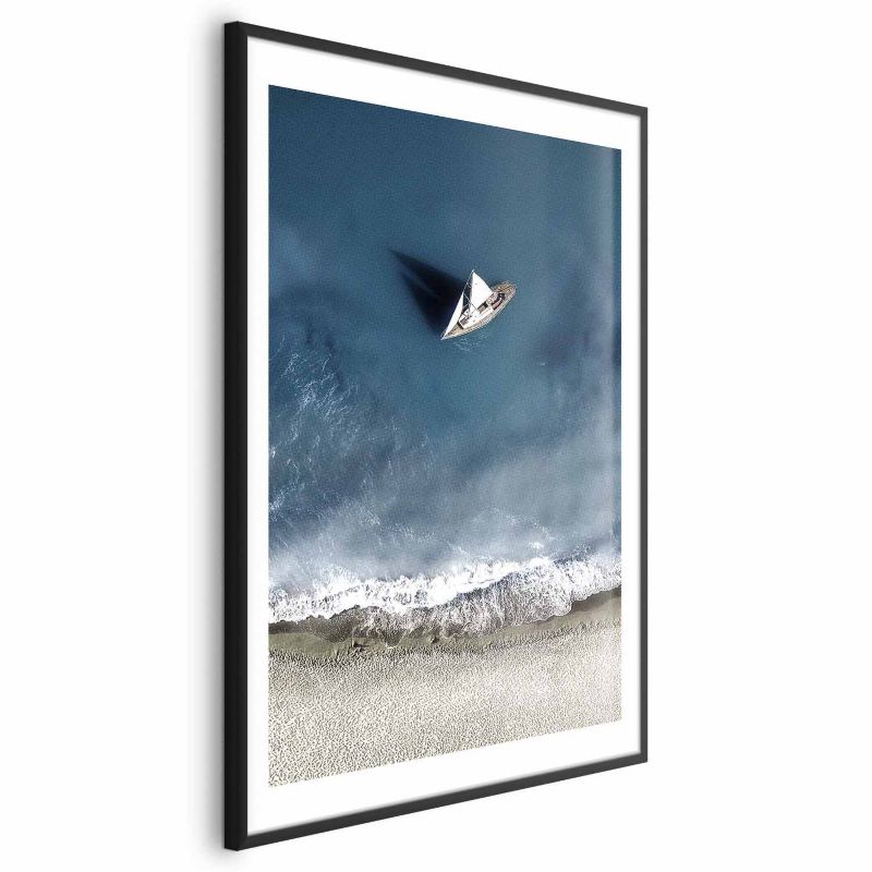 Plakat Artgeist Jacht 60x90 cm z ramą czarną 1 szt