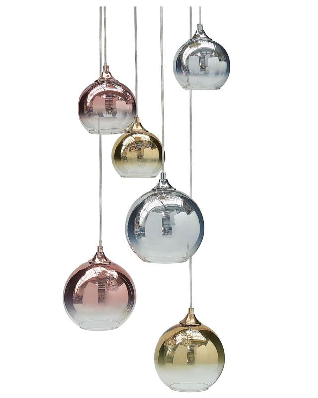 Lampa wisząca Tooma Szkło Mosiężny 1 szt.