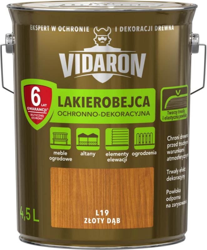 Lakierobejca Vidaron złoty dąb 4,5 l