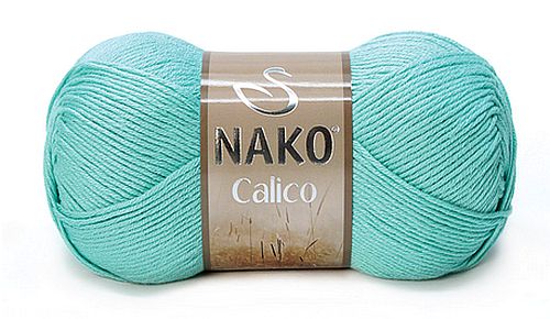 WŁÓCZKA NAKO CALICO kol. 11221 / jasny turkus
