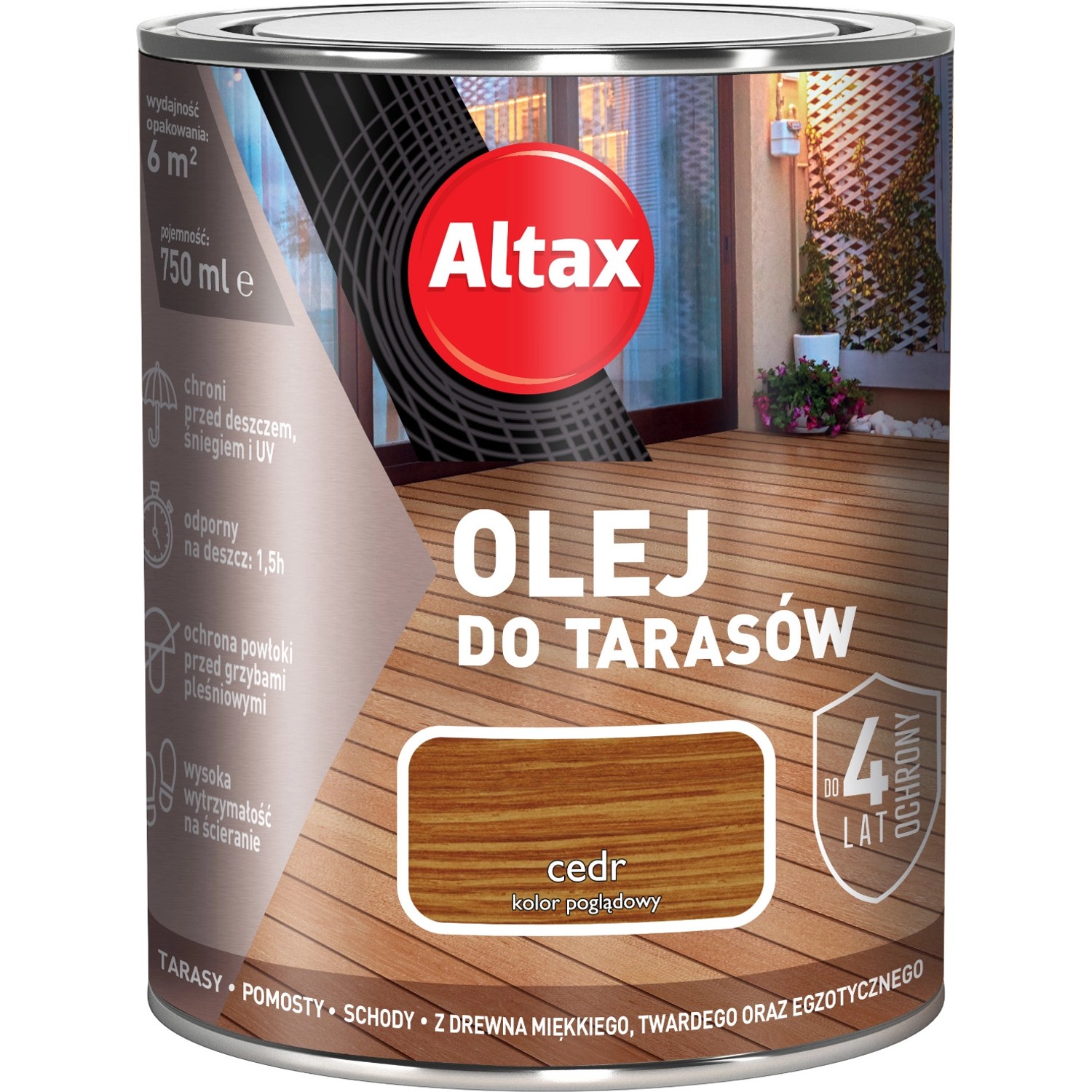 Altax Olej do tarasów cedr 0,75L