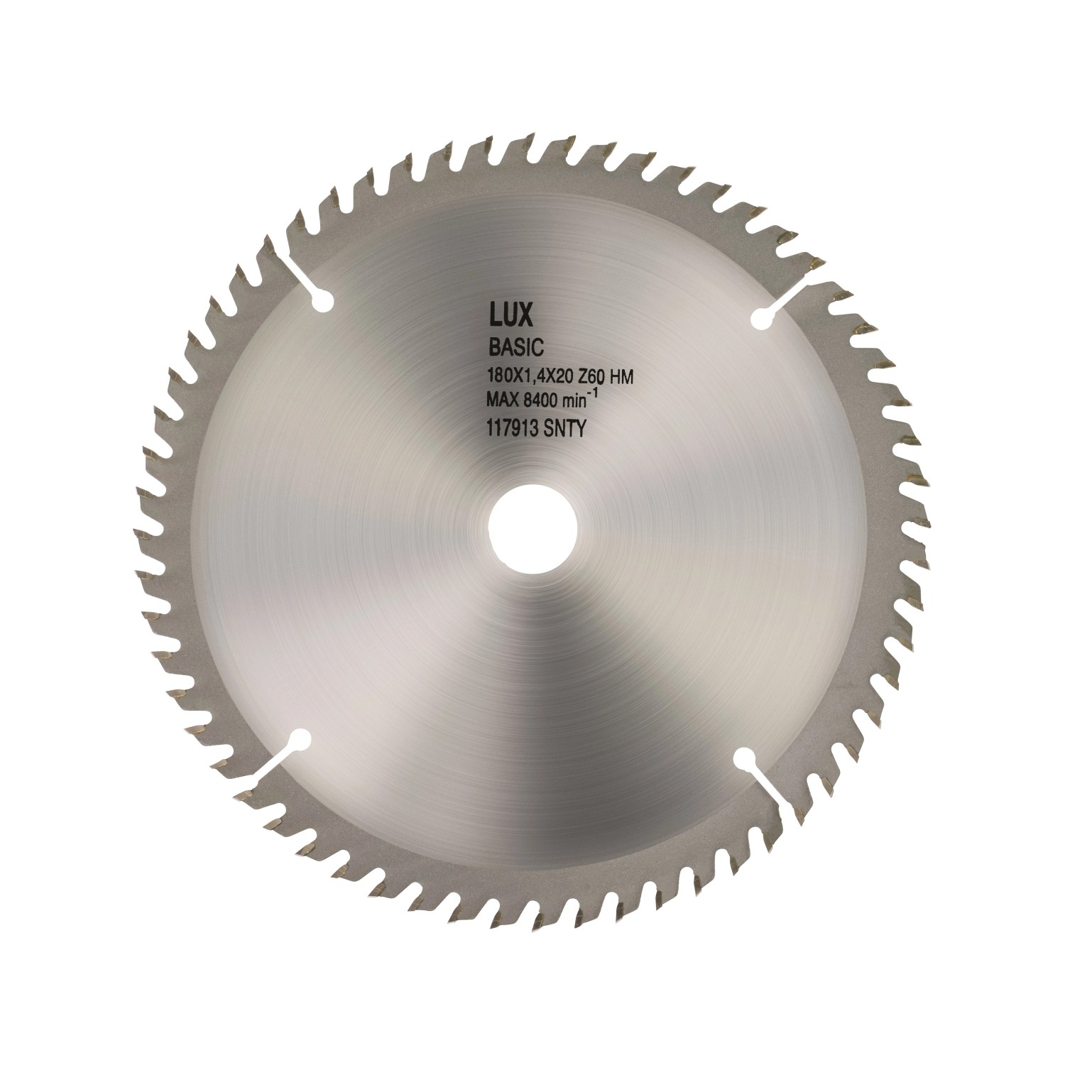 LUX Tarcza zębata HM 185 mm x 20 mm 60 zębów