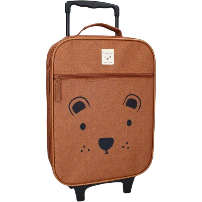 Walizka dla dzieci KIDZROOM Big Teddy Bear brown AG