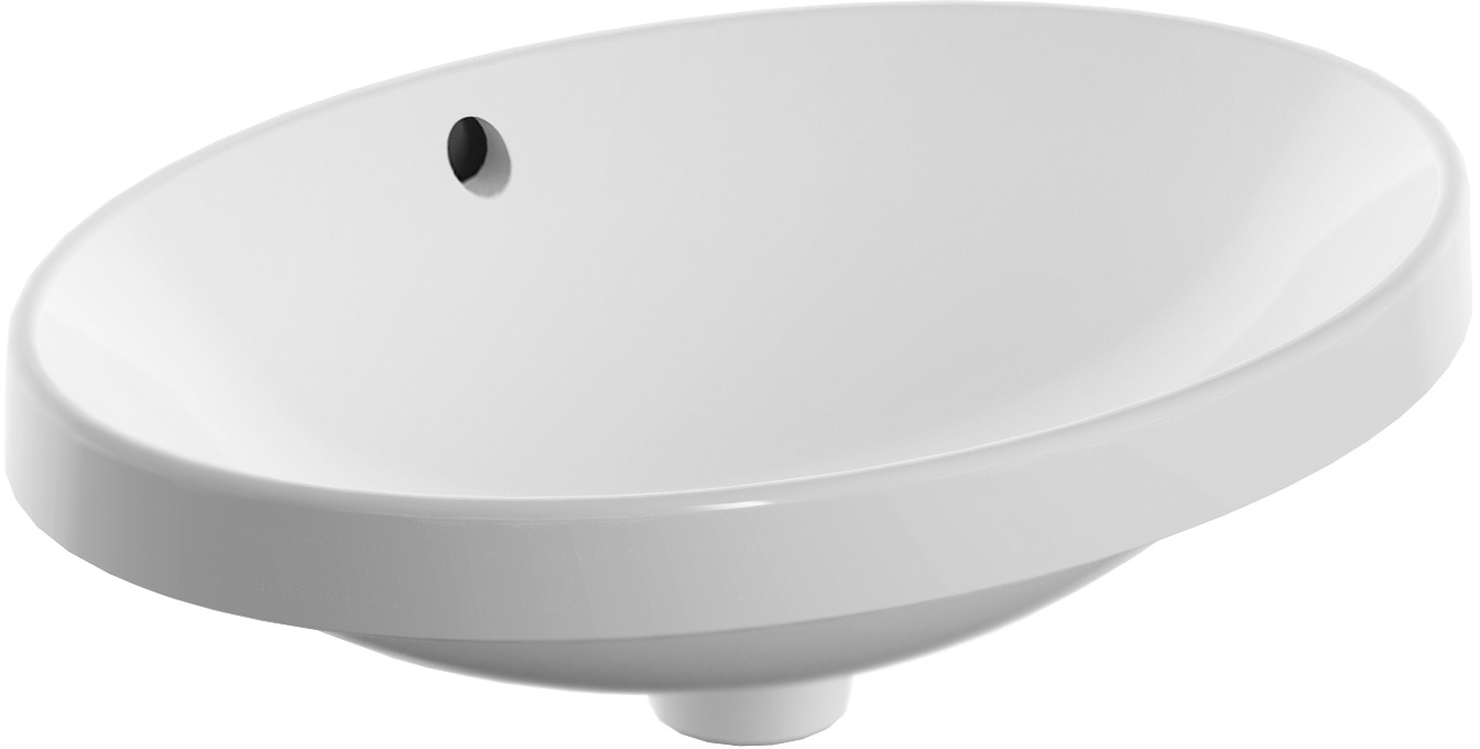 Geberit Variform umywalka 55x40 cm wpuszczana owalna biała 500.716.01.2 - Wysyłka w 24h
