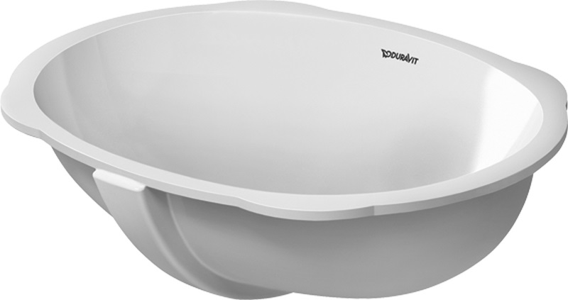 Duravit Santosa umywalka 51x37,5 cm podblatowa owalna biała 0466510000