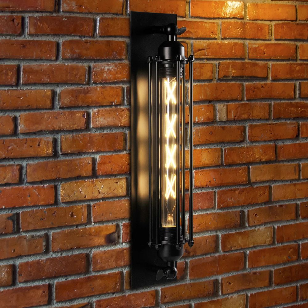 Goldlux Retro kinkiet 1x20 W czarny 326584