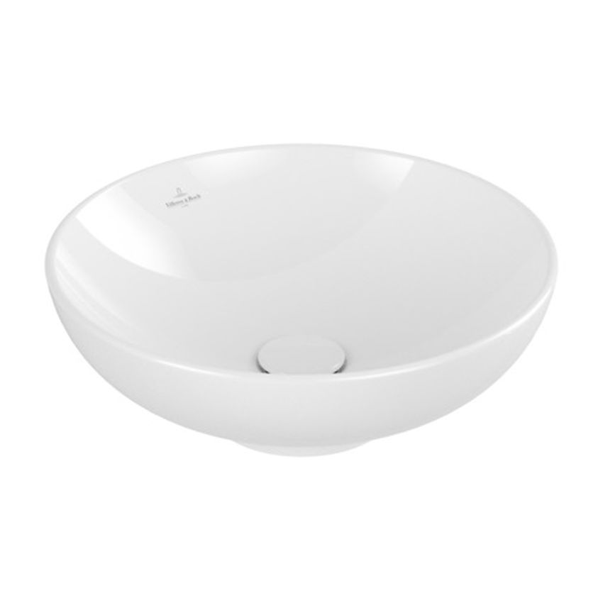 Villeroy & Boch Loop & Friend umywalka 42 cm nablatowa okrągła Weiss Alpin 4A460001