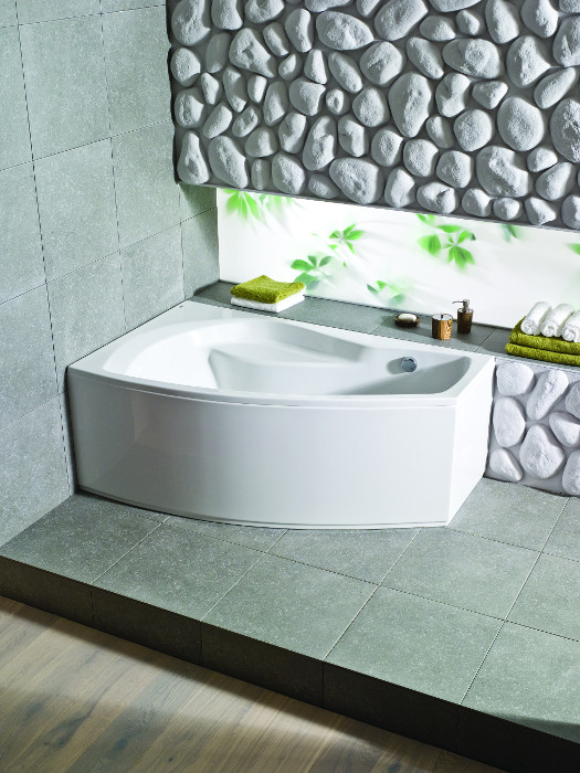 Roca Nicole wanna narożna 150x90 cm lewa biała A24T137000