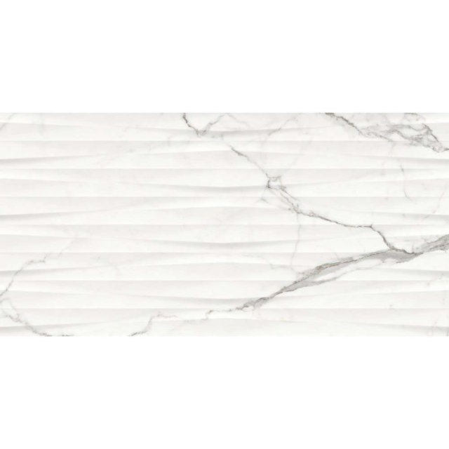 Płytka ścienna GINEVRA white structure glossy 8mm 29,8x59,8 gat. I