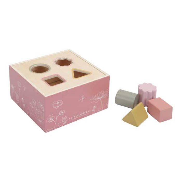 Little Dutch Sorter drewniany - 7022, 7023, 7024-Pink Flowers