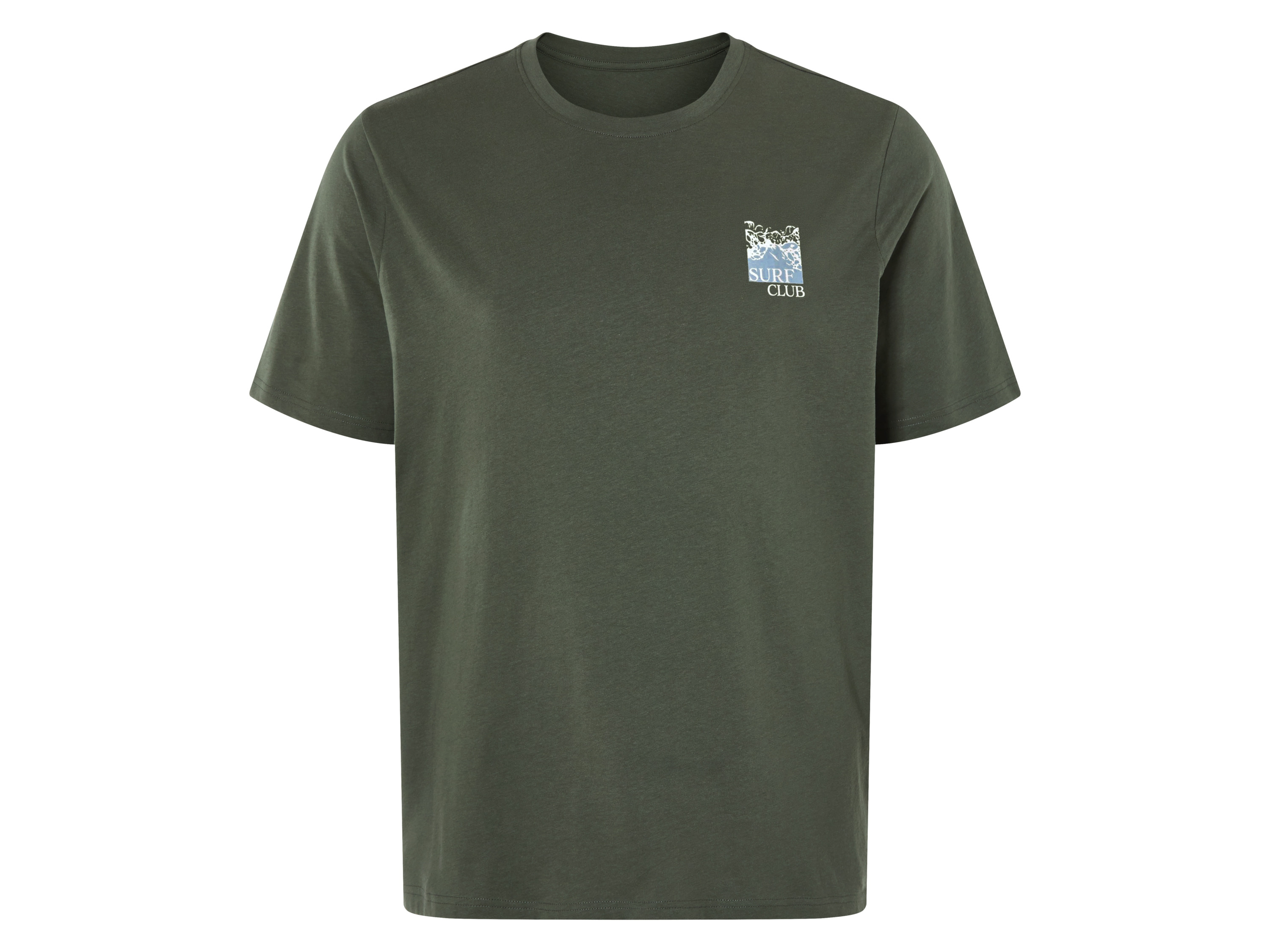 Livergy T-shirt męski Ciemnozielony, 4XL 68/70