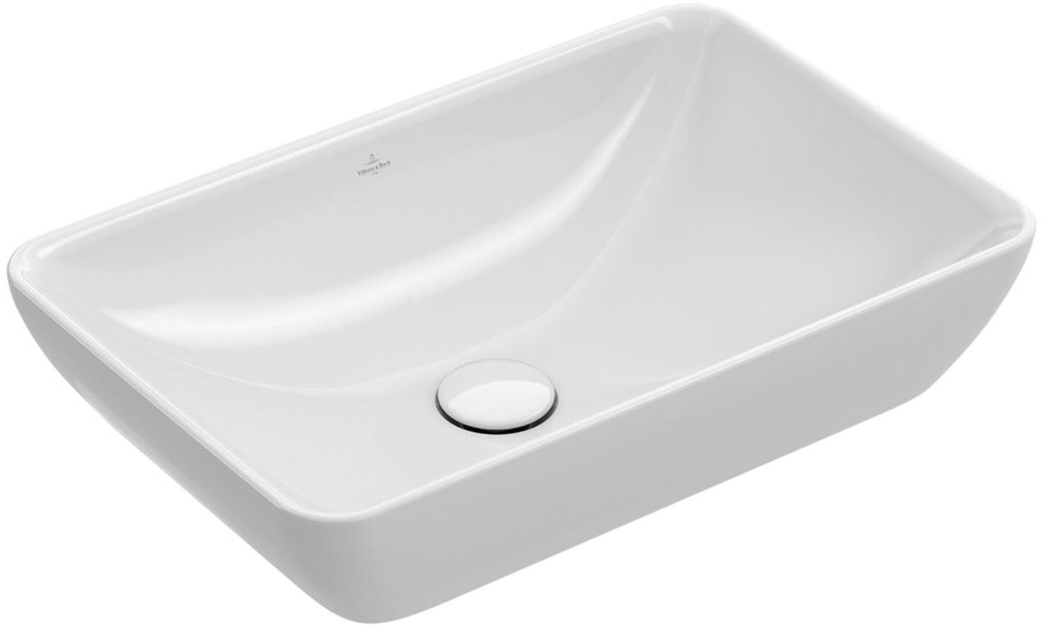 Darmowa Dostawa - Umywalka 55x36 cm prostokątna wpuszczana biała Villeroy & Boch Venticello 411355R1