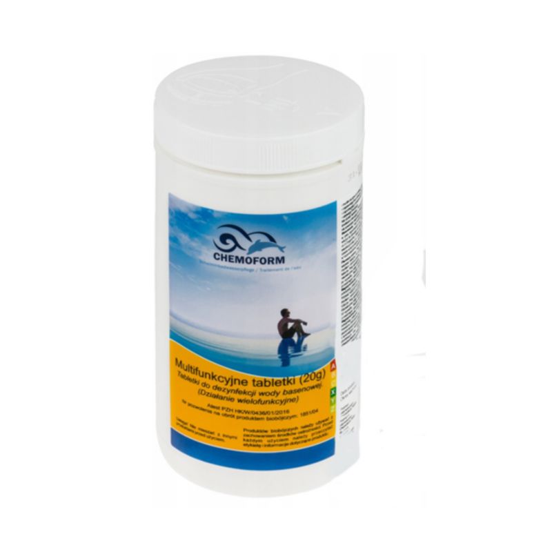 Chemia basenowa, Pool Systems, Chemoform, Chemochlor, Multitabletki, 20G, 1Kg