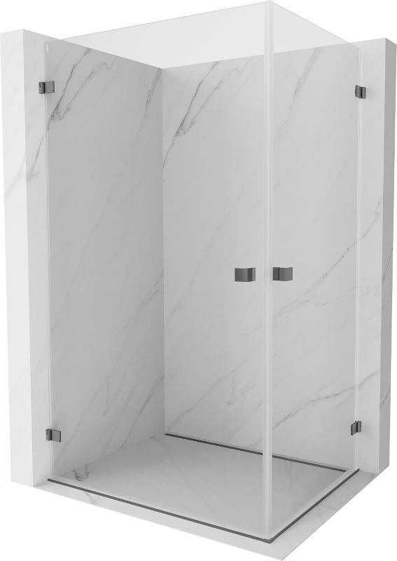 Kabina prysznicowa Mexen Lunar-B transparent gun metal 95x85 cm 1 szt.