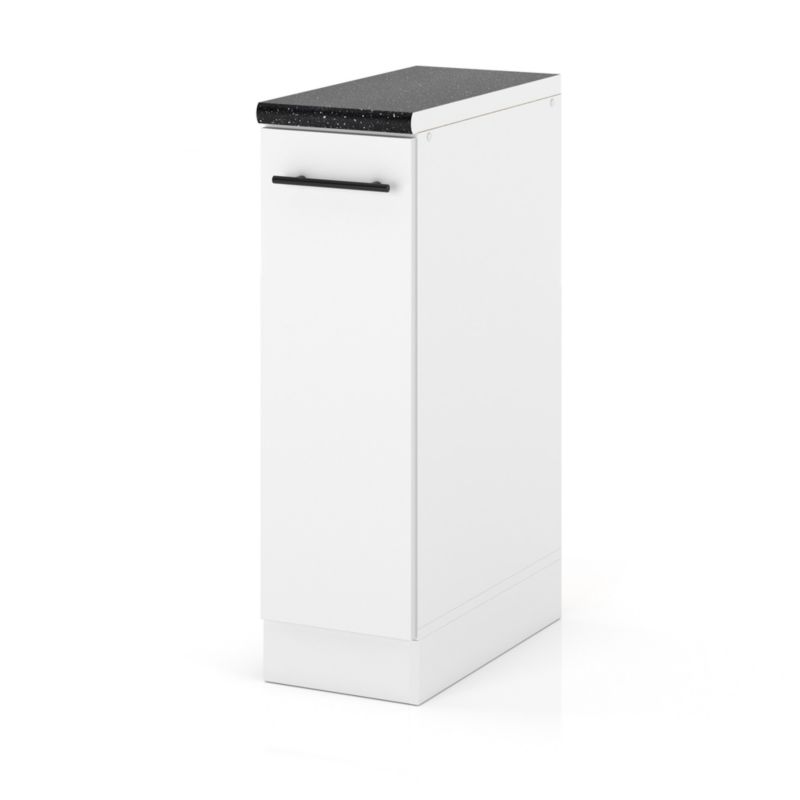 Szafka Kuchenna Hurtownia-Mebli Stojąca D20 sPremium 20cm Biały Mat Biały Mat 20x52x85 cm 1szt.