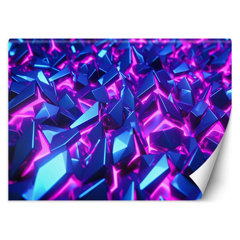 Fototapeta Feeby Neonowe kryształy 3D 300x210 1 szt