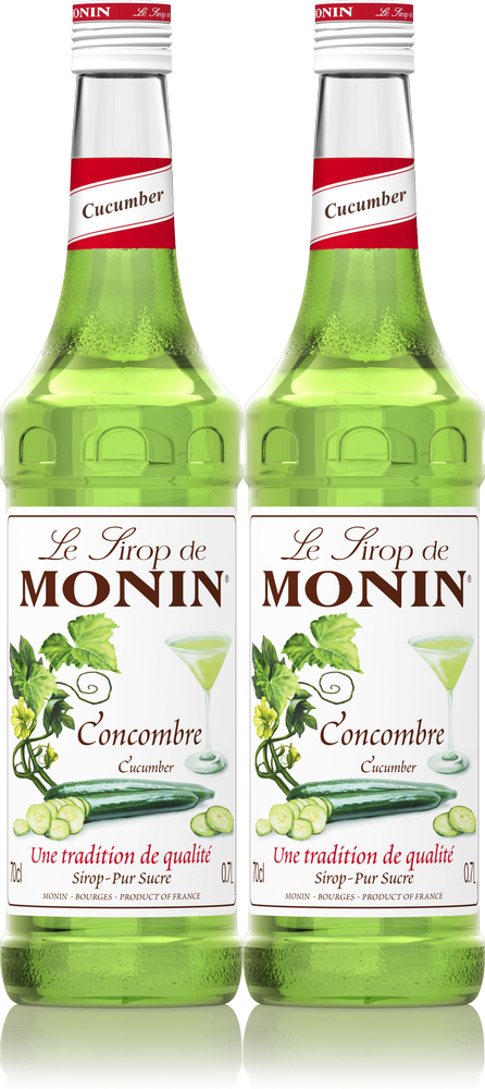 2x Syrop Monin Cucumber, ogórkowy, 700ml