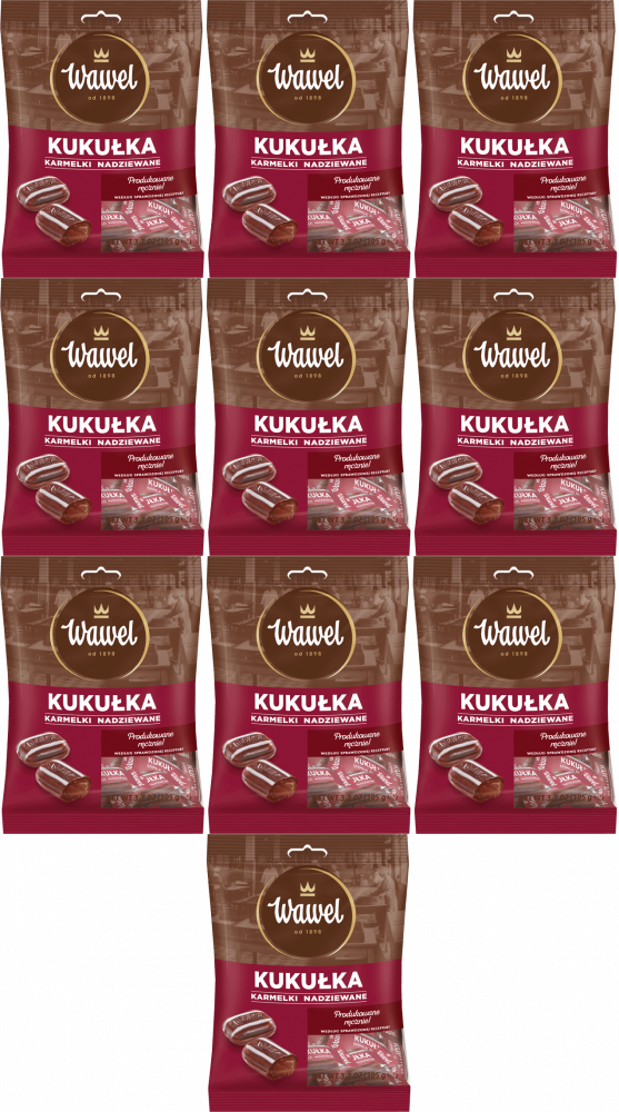 10x Karmelki Wawel Kukułka, 105g
