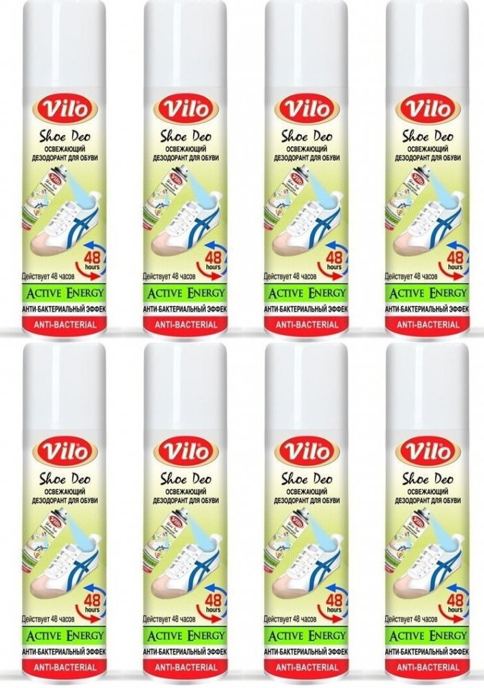 8x Dezodorant do obuwia Vilo, 150ml