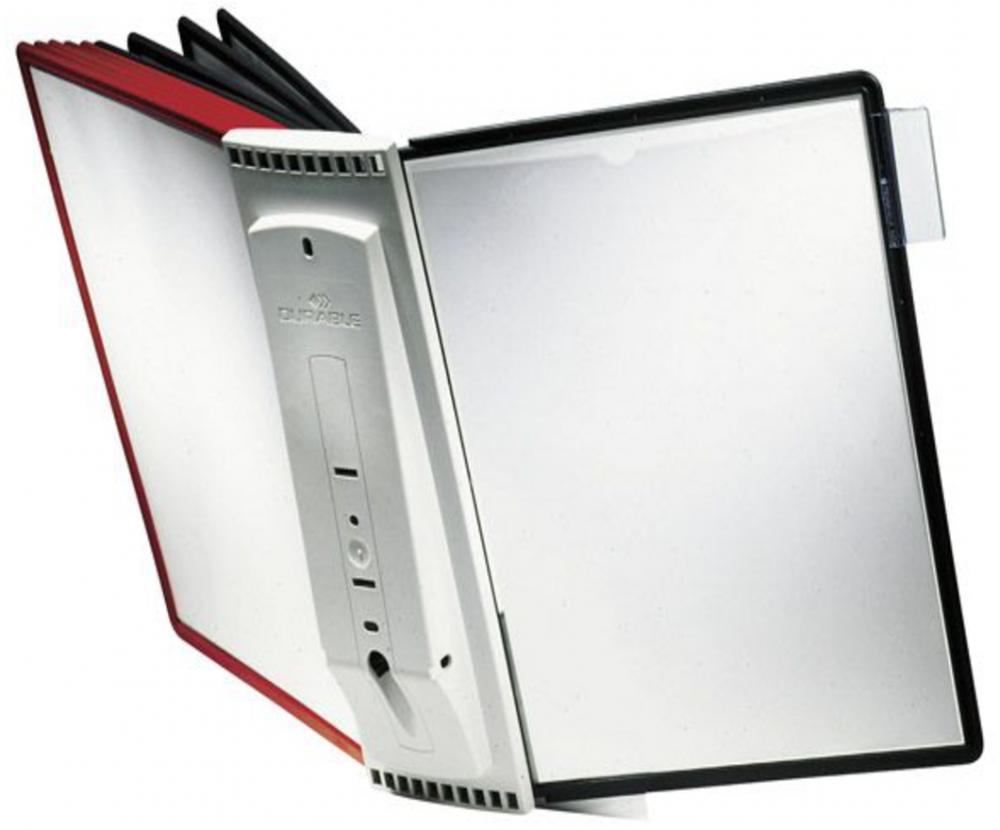 System paneli informacyjnych Durable Sherpa Wall 10, ścienny, A4, 10 paneli, mix kolorów