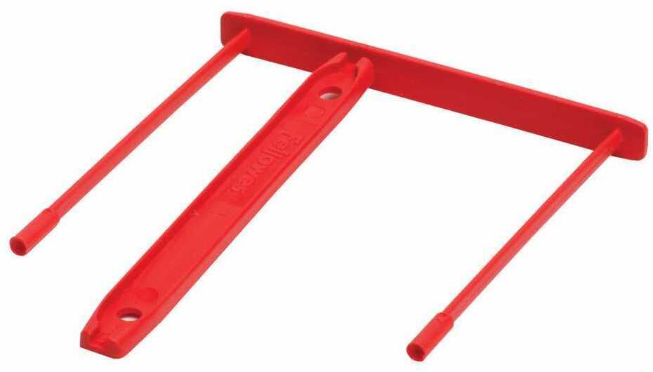 Klips archiwizacyjny Fellowes, 92mm, 100 sztuk, czerwony