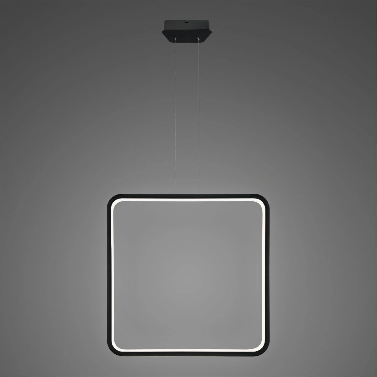 Altavola Design Ledowe Kwadraty lampa wisząca 1x38W czarny LA079/X_80_in_3k_black_dimm