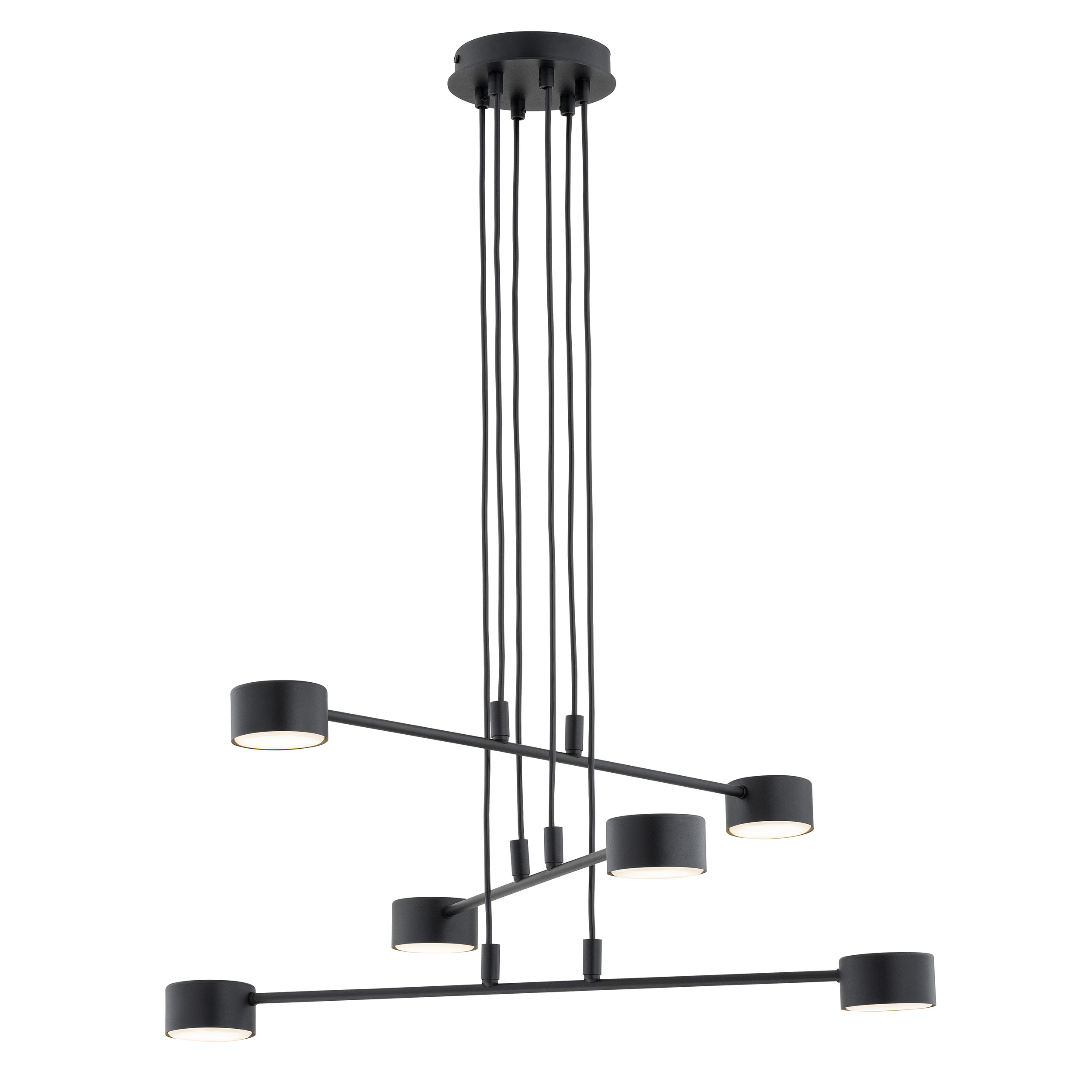 Emibig Modus lampa wisząca 6x12W czarny 1339/6