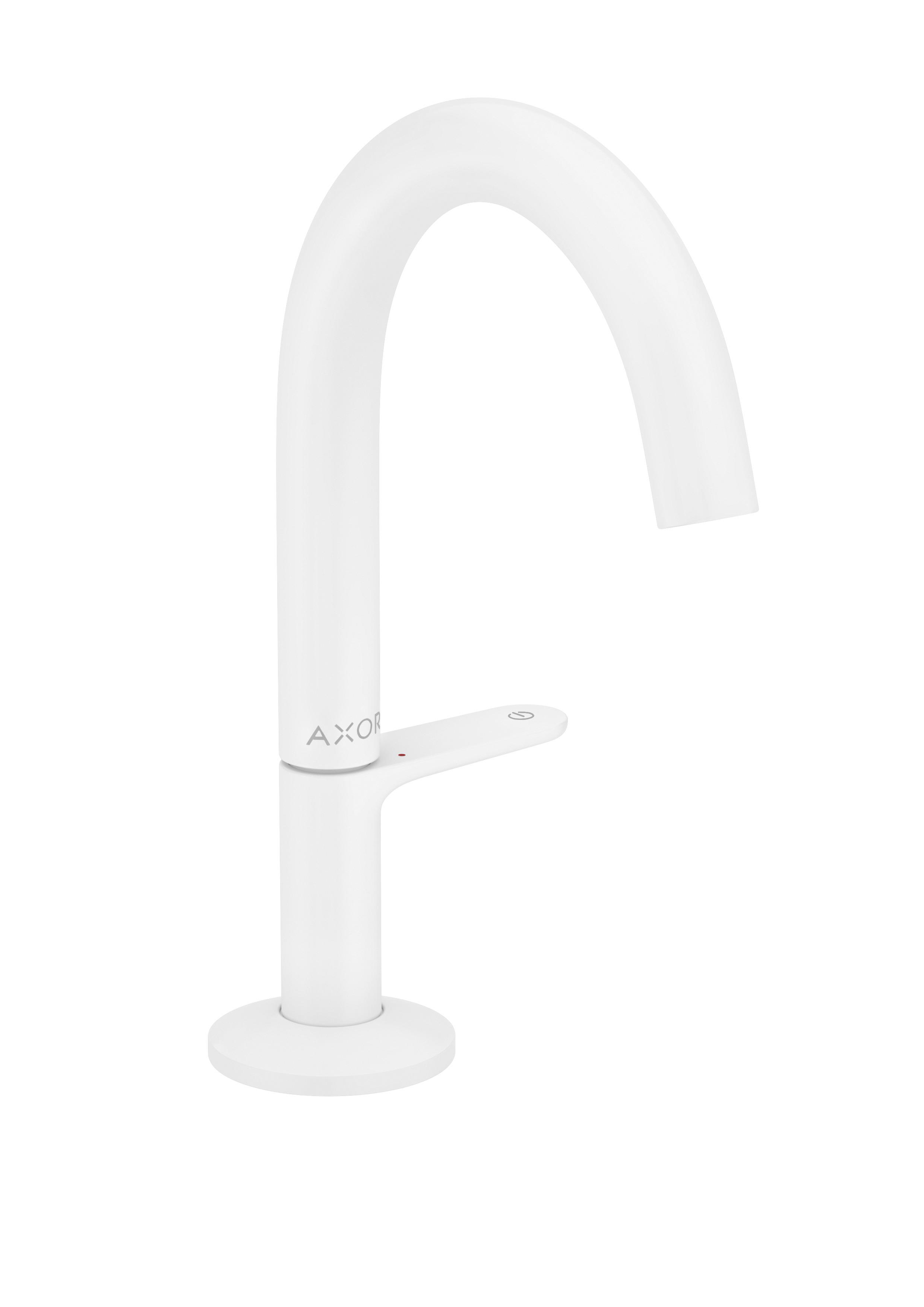 Axor One bateria umywalkowa stojąca biały mat 48010700