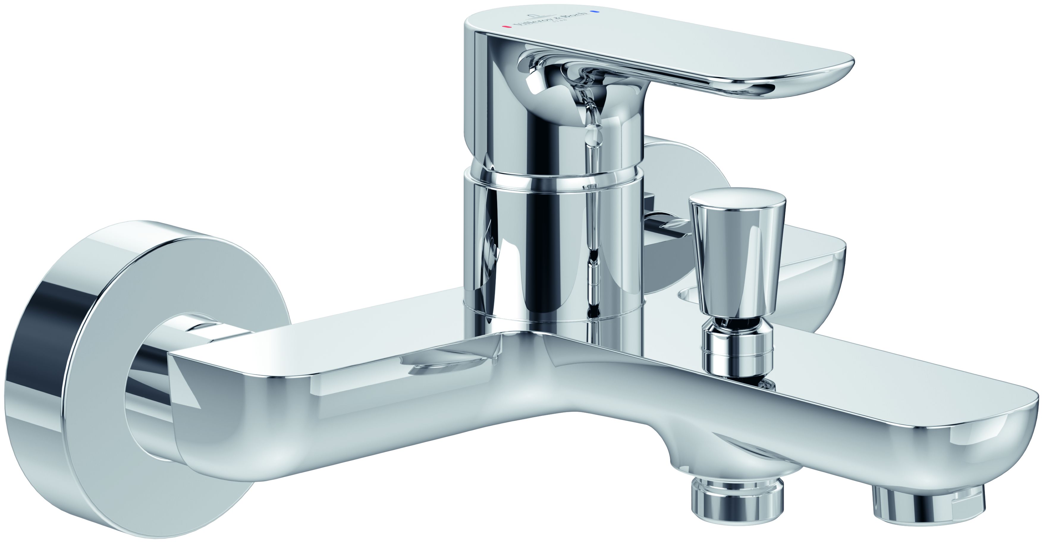 Villeroy & Boch O.Novo bateria wannowo-prysznicowa ścienna chrom TVT10400100061 - Wysyłka w 24h