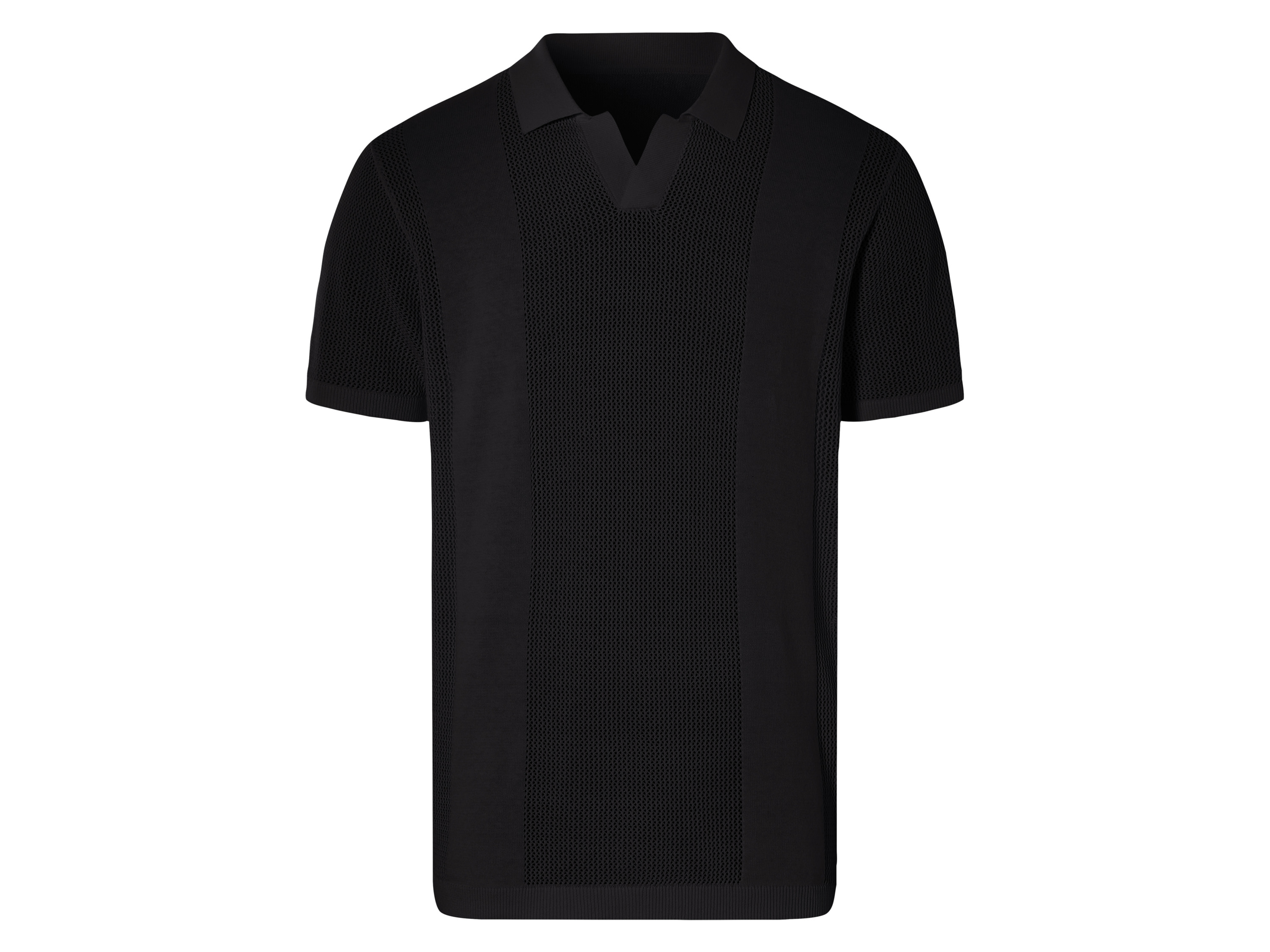 Livergy Koszulka polo męska z bawełny Czarny, M 48/50